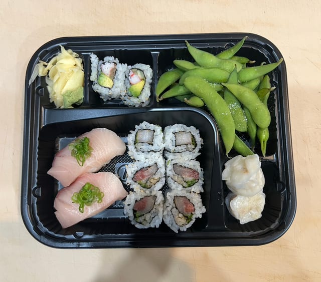 C- Spicy Yellowtail Bento Box.