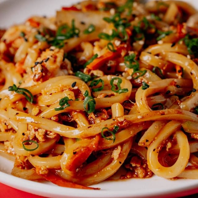 Yaki Udon Noodles Shrimp.