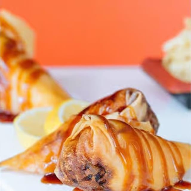 Salmon Spring Roll.