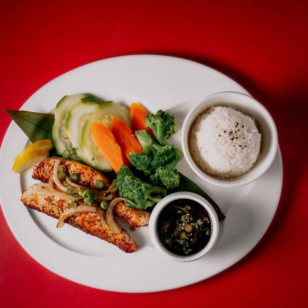 Salmon Teriyaki.
