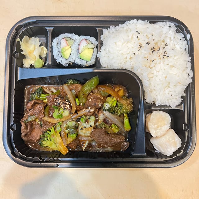 C- Beef Bulkogee Bento Box.